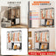 Double Row Multi-functional Dustproof Coat Rak Plus Shoe Rack