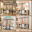 Triple Row Multi-functional Dustproof Coat Rak Plus Shoe Rack