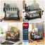 2-Tier Stainless Steel Dish Rack (Premium Quality)