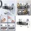 Self-Adhesive Wall Mounted Iron Shelf With Hook (Premium Quality)
