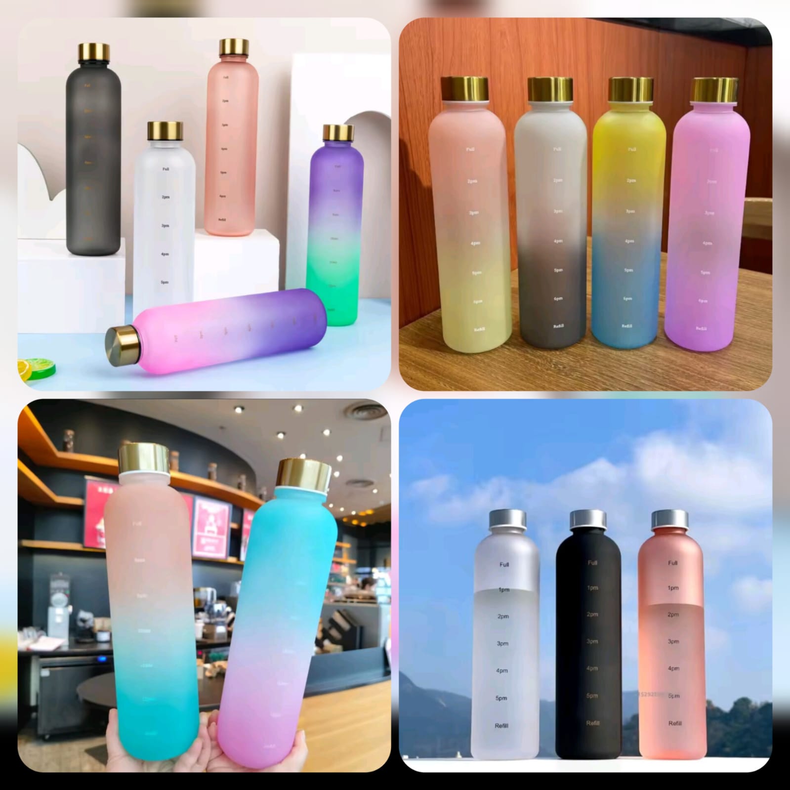 Motivational Timemaker 1L Water Bottle