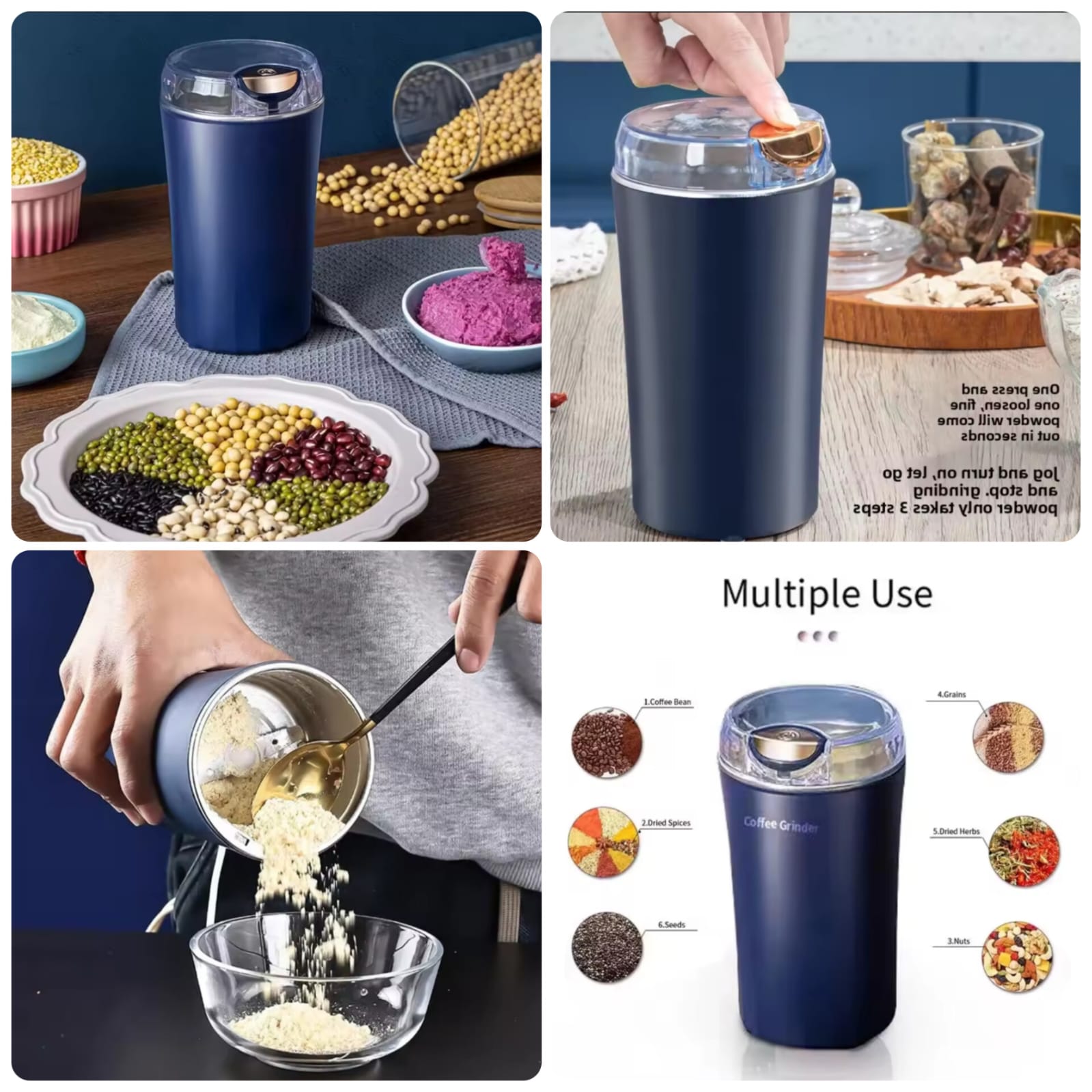 6 Blate Electric Multi-functional Grinder Main image