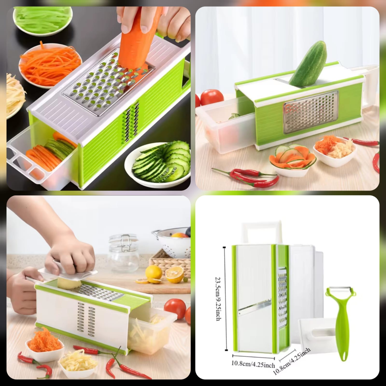 Multi-functional Vegetable Slicer & Grator
