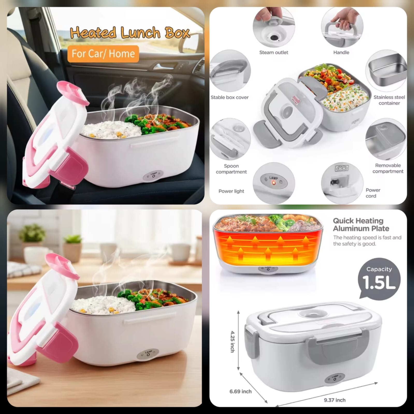 Electric Portable Lunch Box Main image