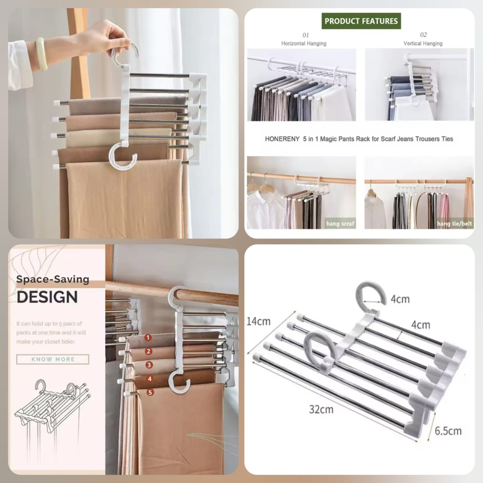 Foldabe Pant Hanger Main image