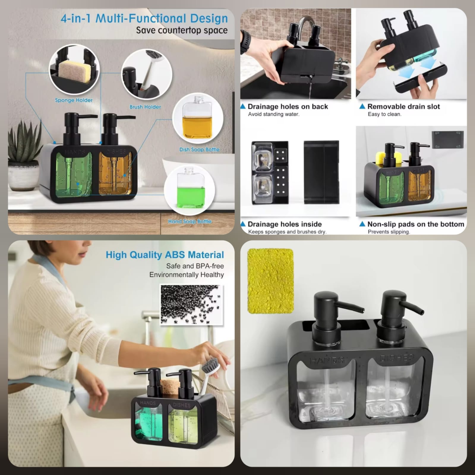 4 in 1 Multi Liquid Dispenser