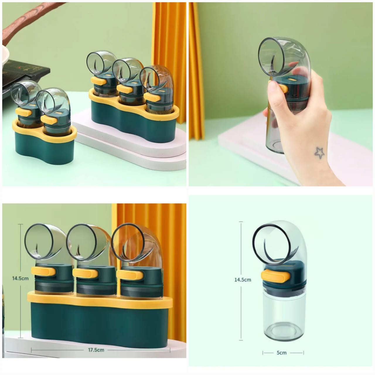 0.5 Gram Measurement Click Spice Bottle Main image