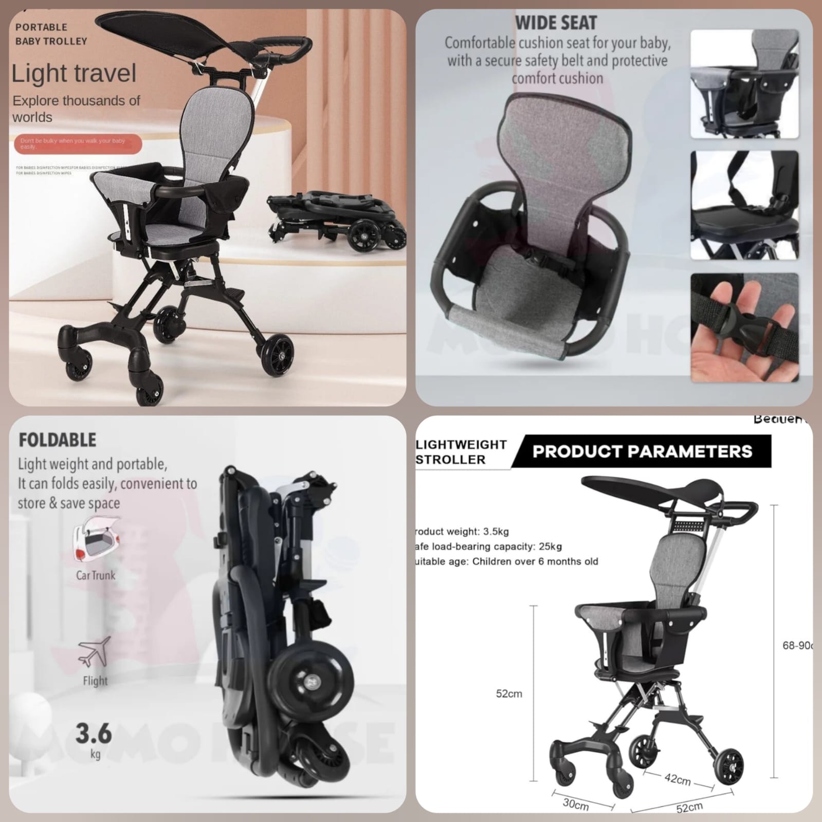 Foldable Baby Stroller Main image