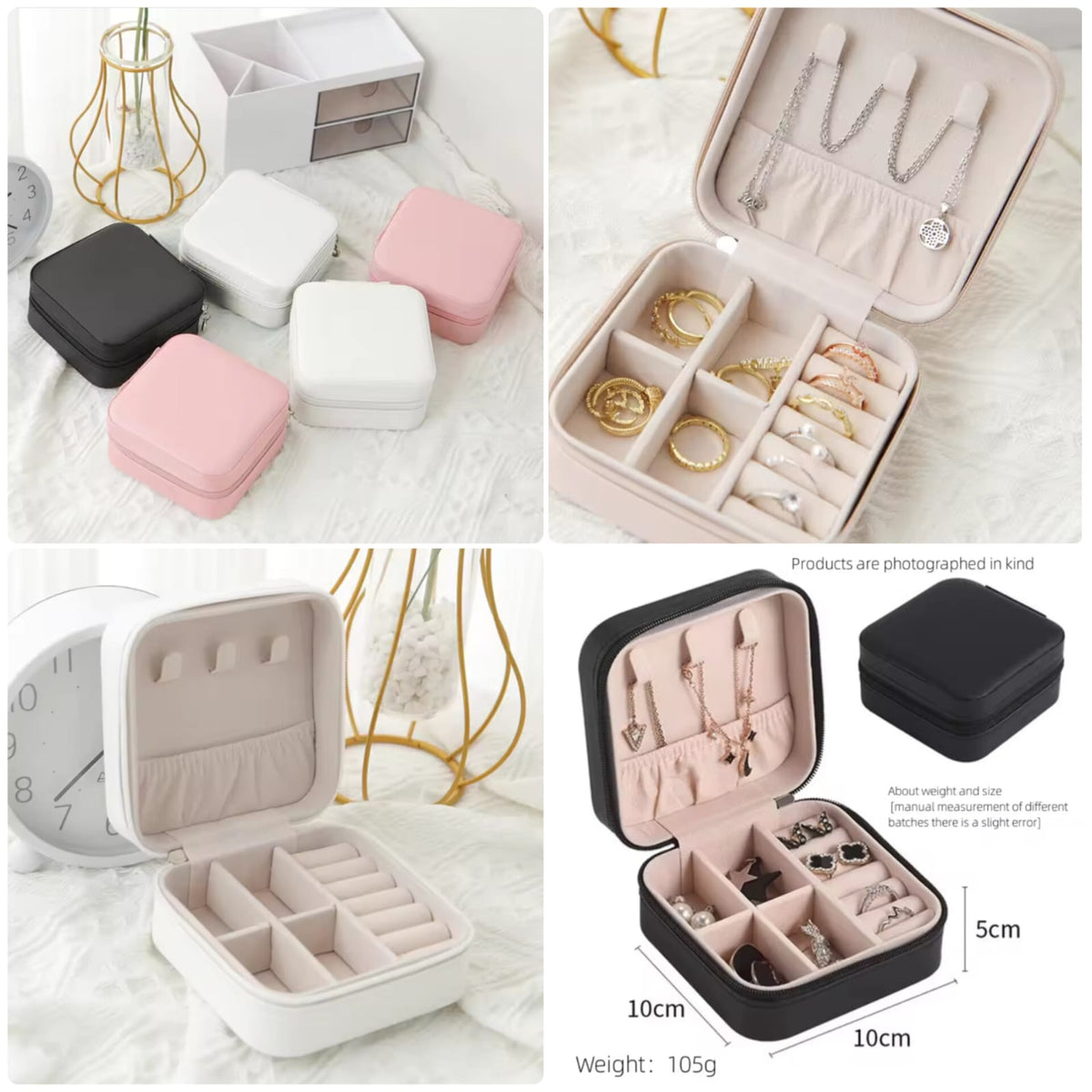 Travel Mini Leather Jewellery Organizer Main image