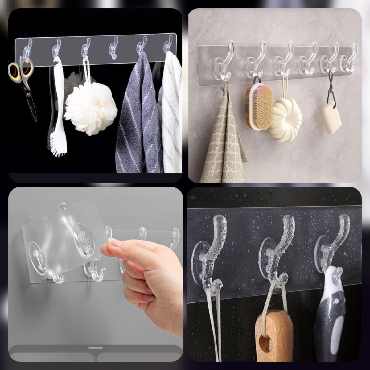 Transparent 6 Hook Patti Main image
