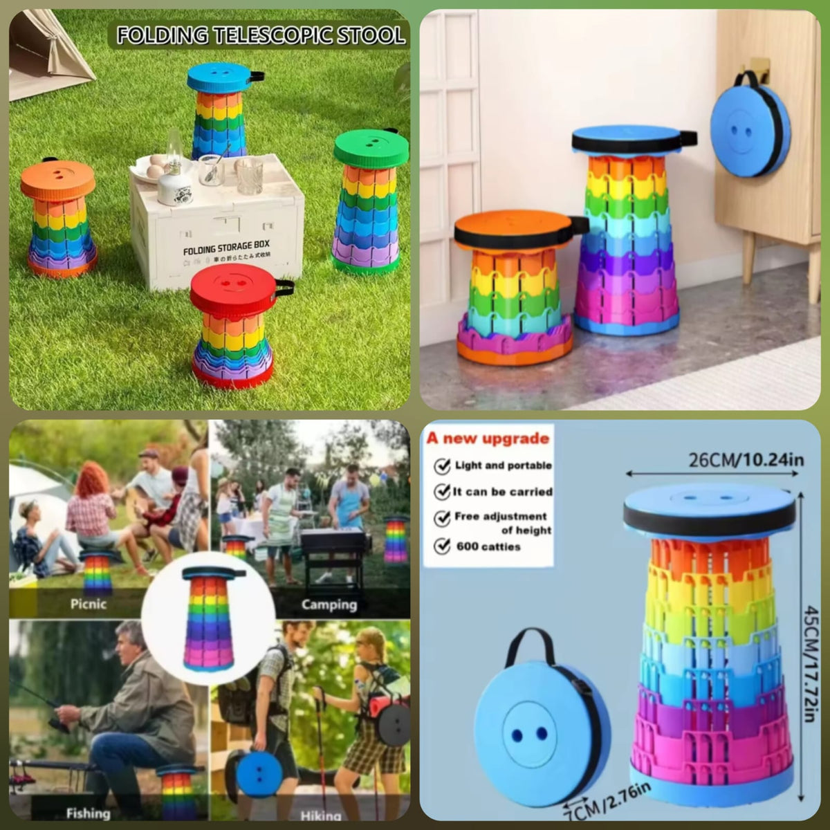 Foldable Telescope Stool Main image