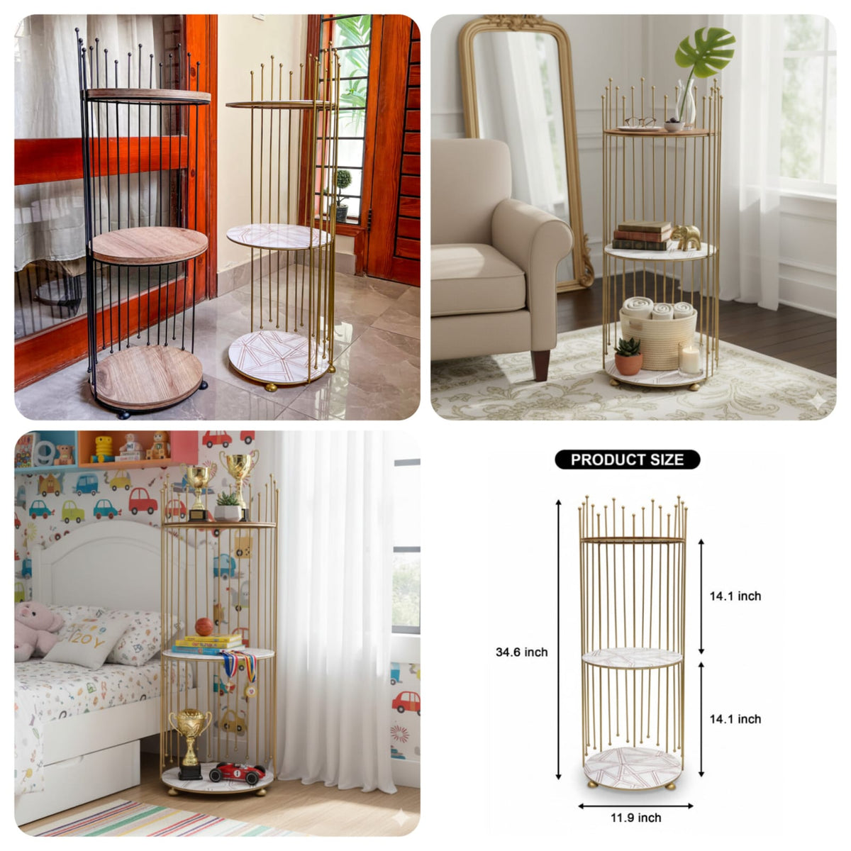 Royal Crown 3-Tier Display Tower By Matrix Main image