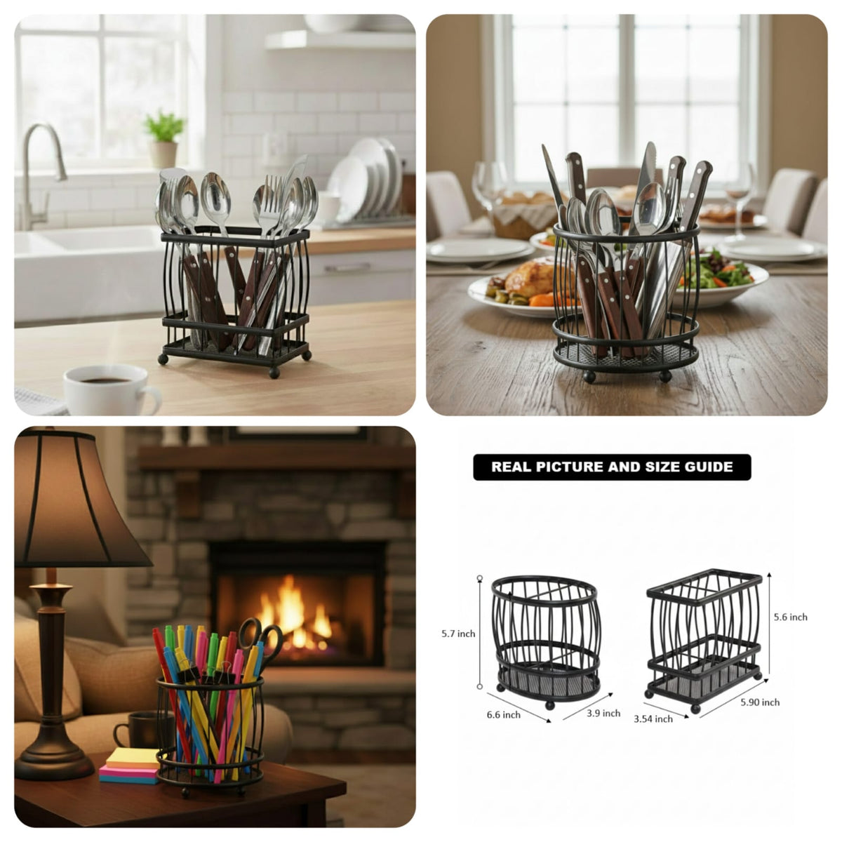 Matrix Versatile Metal Caddy (Available Shapes Rectangle/Oval) Main image
