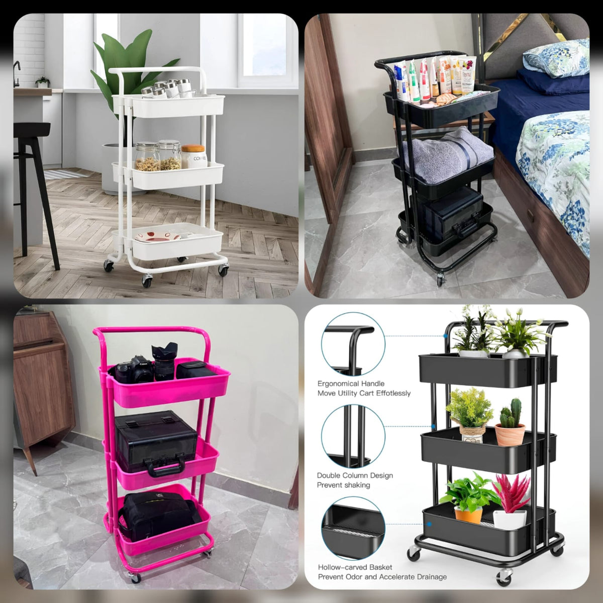 3-Tier Organizer Trolly Main image