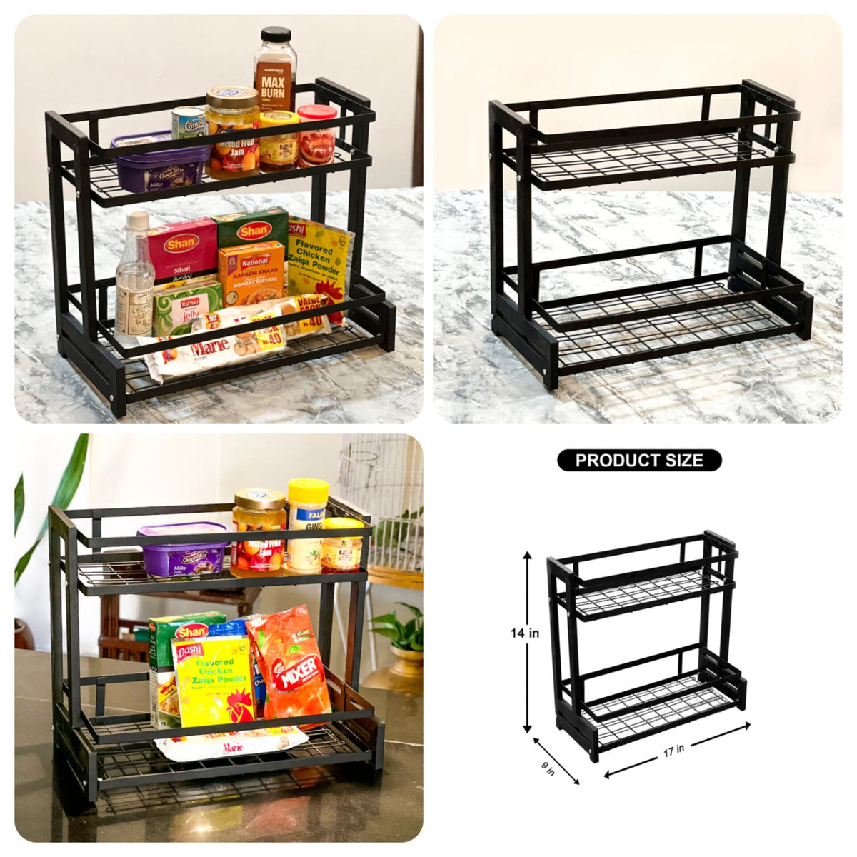 Matrix 2-Tier Countertop Storage Rack Main image
