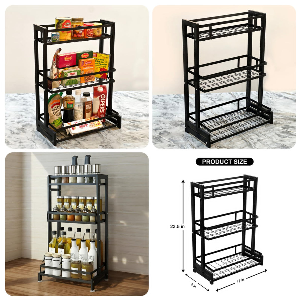 Matrix 3-Tier Countertop Storage Rack Main image
