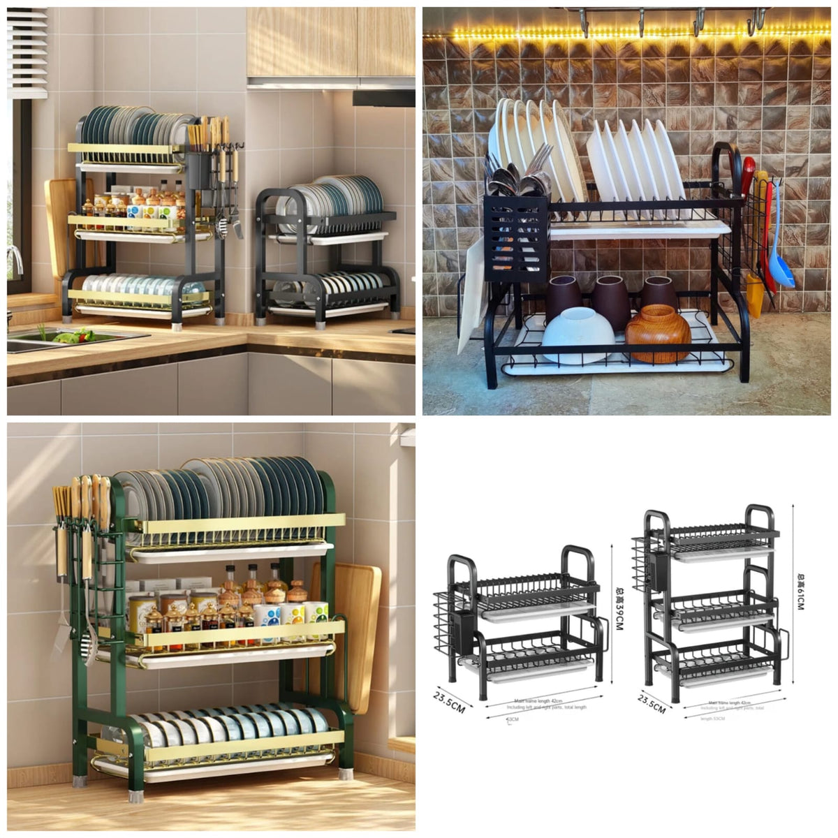 Multi-tired Dish Rack Main image