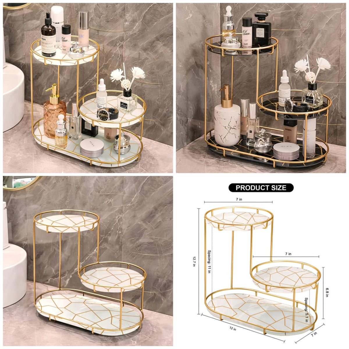 3-Tier Golden Vanity Main image