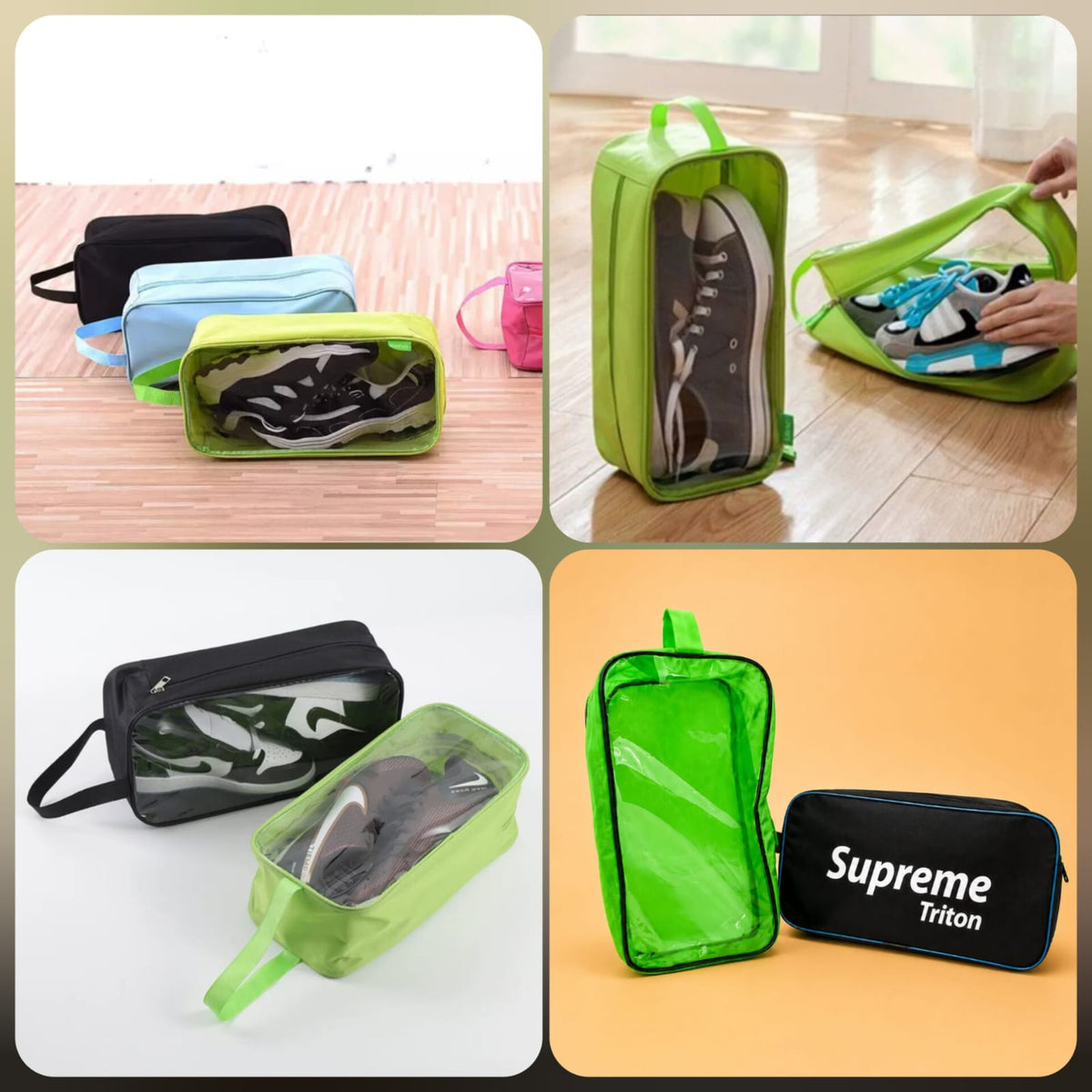 Transparent Shoe Pouch (Random Colors) Main image