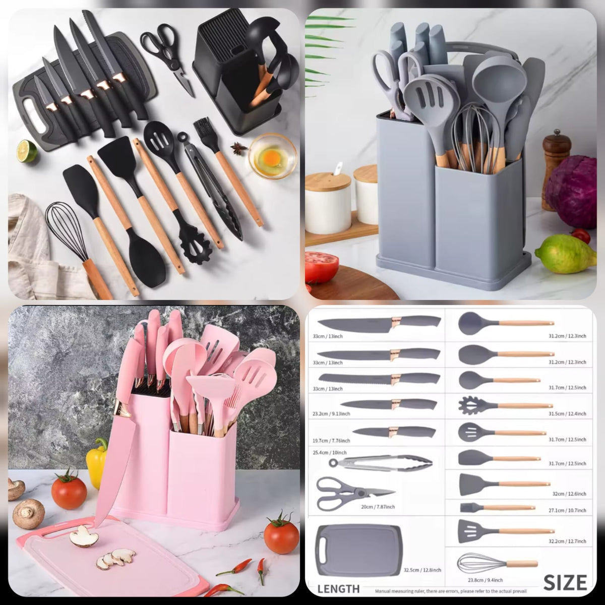 19pcs Kitchen Utensils Set (Big Size/Premium Quality) Main image