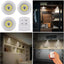 Tap Led Light With Remote Control (Pack Of 3 Lights/Cell Operated)
