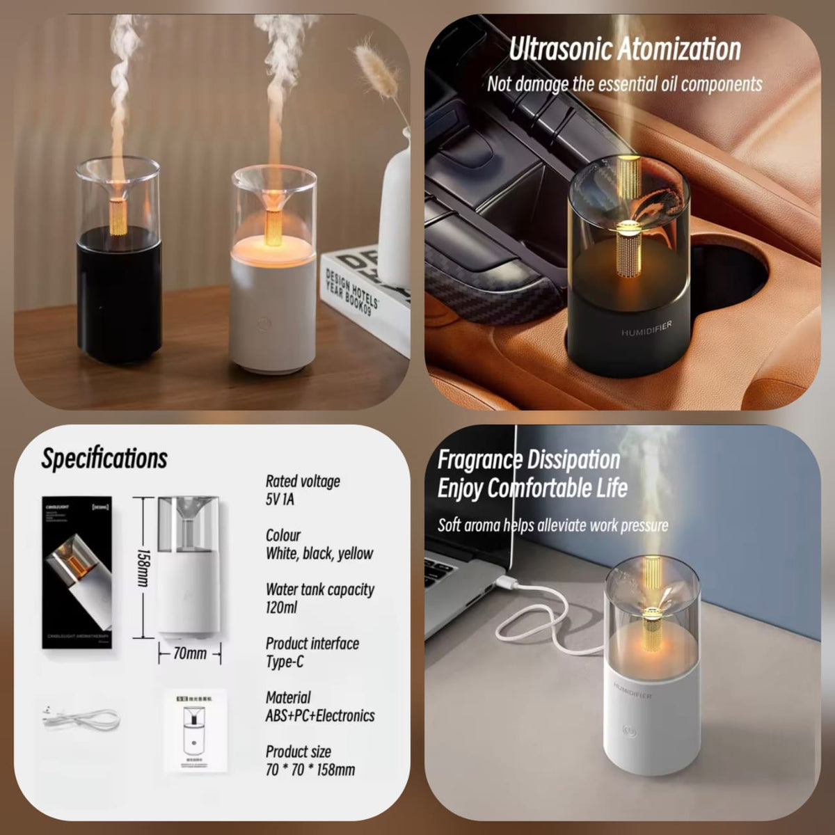 Candle Light Electric Humidifier Main image