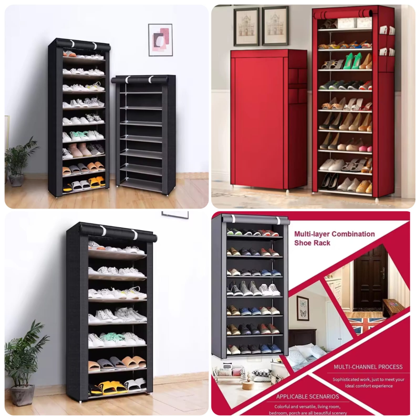 Attachable Cabinet Shoe Rack